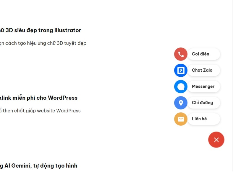 Plugin DN Advanced Contact Buttons – Plugin Box Contact PRO WordPress