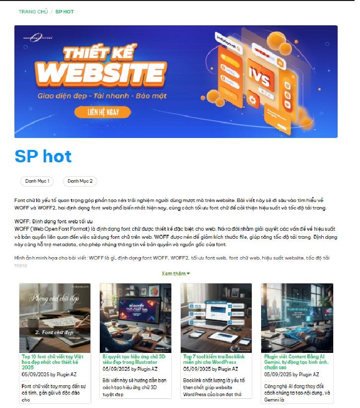 Flatsome Category Customizer: Nâng Cấp Tối Đa Trang Danh Mục Trên Website Của Bạn
