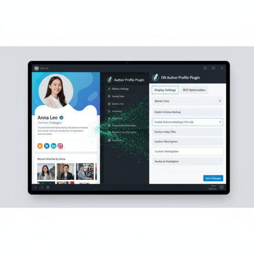 Plugin DN Author Profile Plugin: Nâng Tầm Hồ Sơ Tác Giả, Tối Ưu SEO Mạnh Mẽ