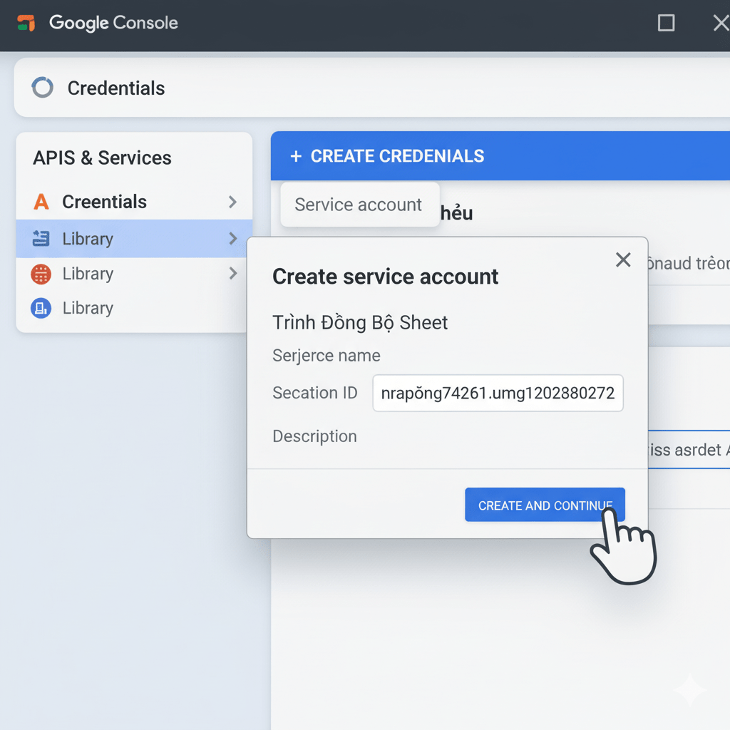 Hướng Dẫn Chi Tiết Lấy File JSON API Google Sheets (A-Z) Cho Người Mới Bắt Đầu