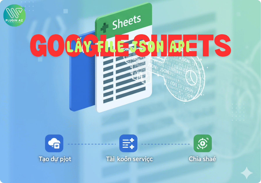 Hướng Dẫn Chi Tiết Lấy File JSON API Google Sheets (A-Z) Cho Người Mới Bắt Đầu