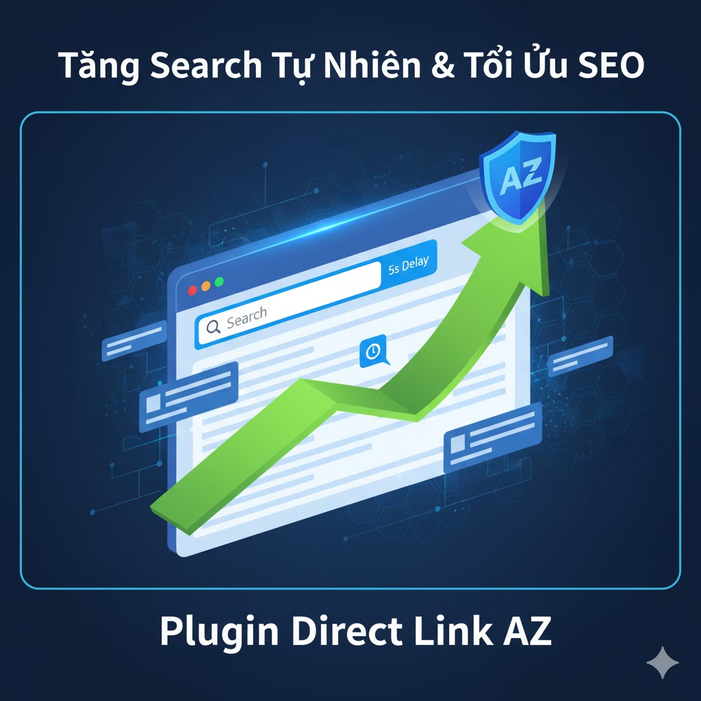Plugin Direct Link AZ: Giải Pháp Tối Ưu Kéo Traffic & Tăng Search Tự Nhiên