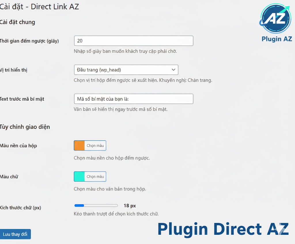 Plugin Direct Link AZ: Giải Pháp Tối Ưu Kéo Traffic & Tăng Search Tự Nhiên