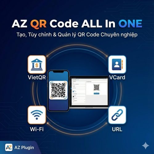 Plugin AZ QR Code All-in-One: Giải pháp tạo mã QR Đỉnh Cao Cho WordPress