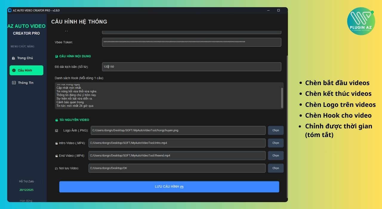 Khuyến Mãi Năm Mới: Tặng 10 Key bản quyền 1 Năm Auto Video Creator Pro