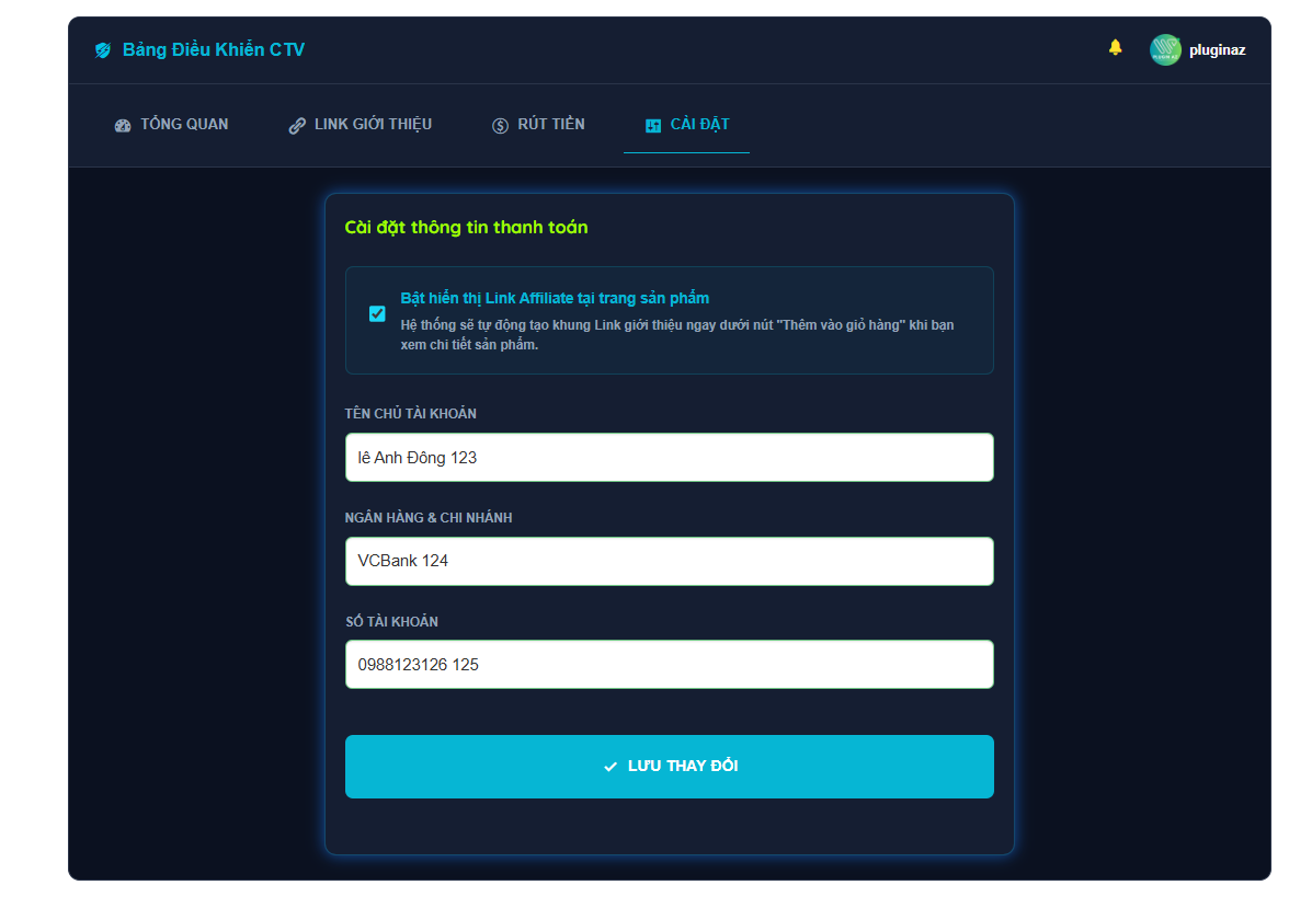 PluginAZ Chính Thức Mở Chức Năng Affiliate – Cơ Hội Kiếm Tiền Uy Tín Cho Anh Em