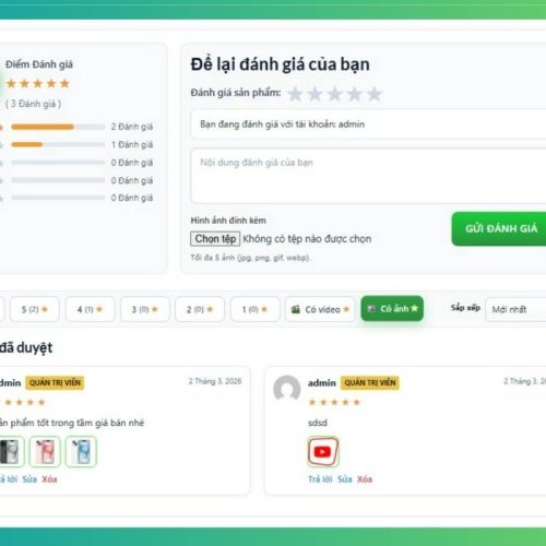 AZ WooCoo Review – Plugin Review Sản Phẩm WordPress/WooCommerce