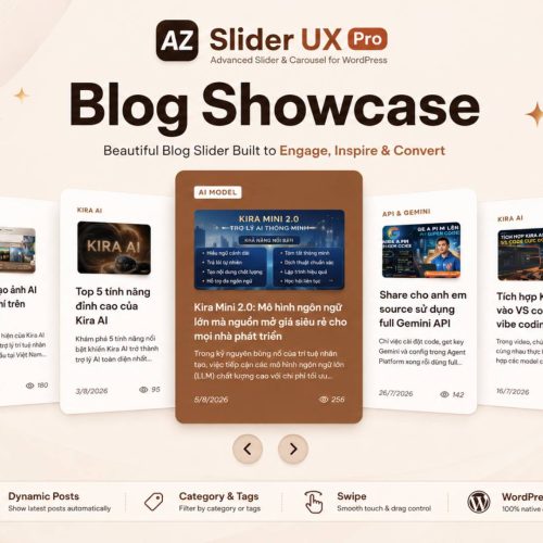 Az Slider UX Pro – Plugin Slider WordPress & Flatsome UX Builder