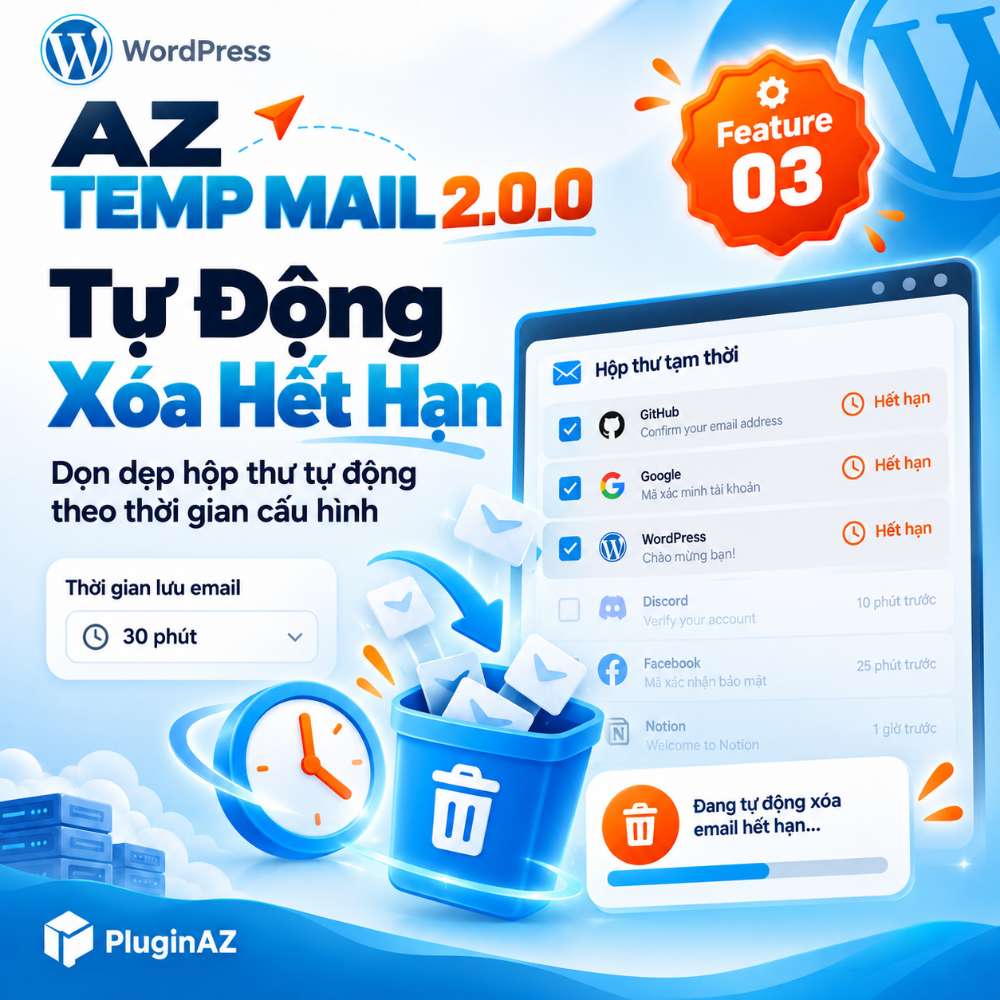 Quick Mail Inbox – tính năng tự động xóa email hết hạn bằng WP-Cron
