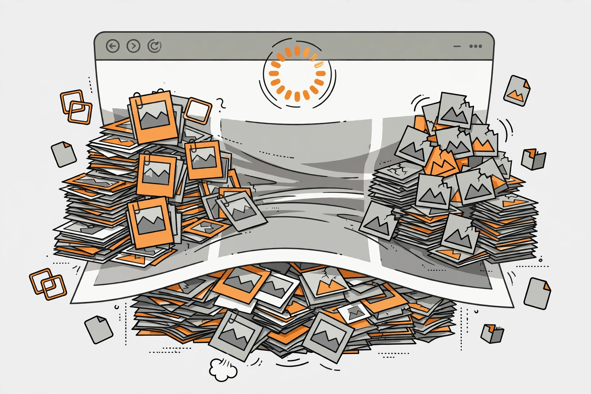 Thư viện ảnh WordPress nặng hàng nghìn file khiến website tải chậm – vấn đề plugin tối ưu ảnh WordPress miễn phí AZ Image Optimizer giải quyết