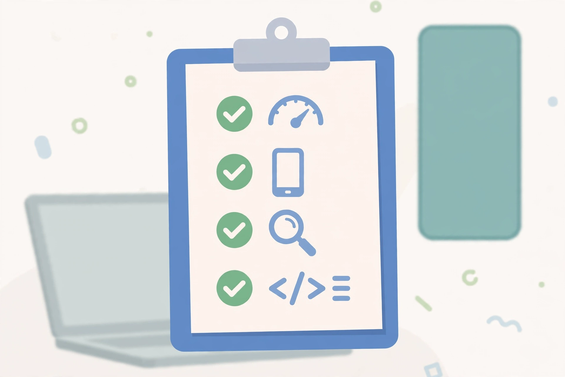 Checklist tối ưu SEO cho landing page WordPress tạo bằng AI trên điện thoại và máy tính