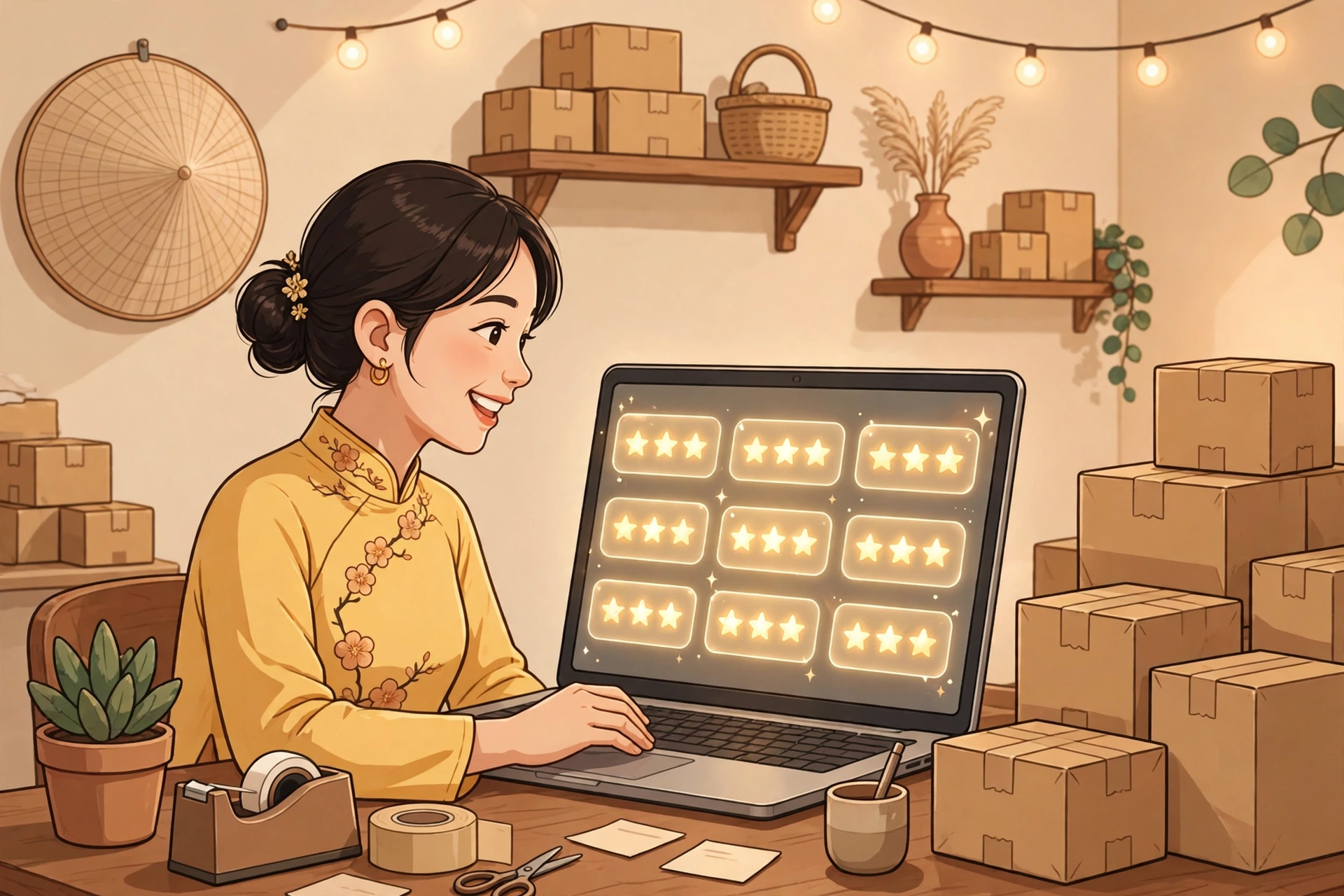 Chủ shop WooCommerce nhận đánh giá 5 sao thật từ khách hàng nhờ kịch bản email xin review chuẩn
