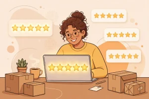 Cách xin đánh giá 5 sao sau giao hàng cho shop WooCommerce — kịch bản email cảm ơn và nhắc tự động