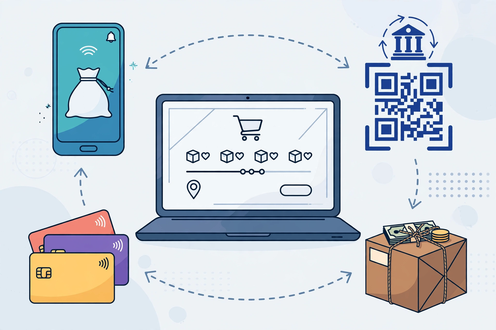 Tổng quan các phương thức thanh toán online cho website WooCommerce: ví điện tử, mã QR ngân hàng và thẻ