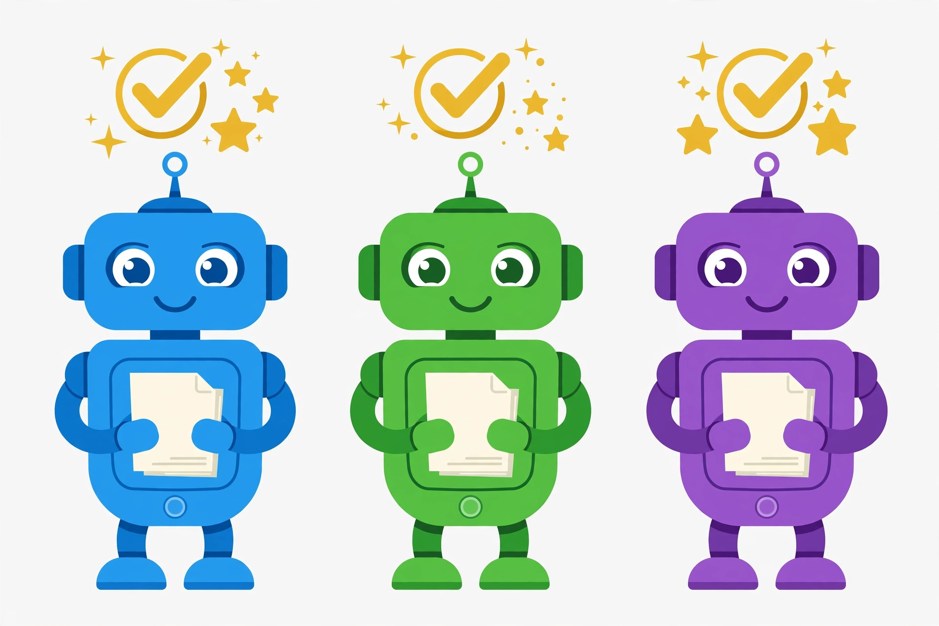 Bảng so sánh Gemini vs ChatGPT vs Claude khi viết content website theo 5 tiêu chí chất lượng, tốc độ và chi phí